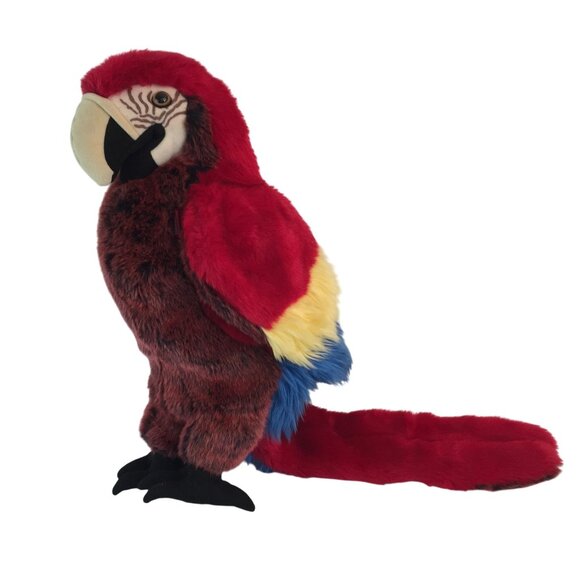 Folkmanis Other - Folkmanis Scarlett Red Macaw Parrot Hand Puppet 16" Plush Stuffed Toy